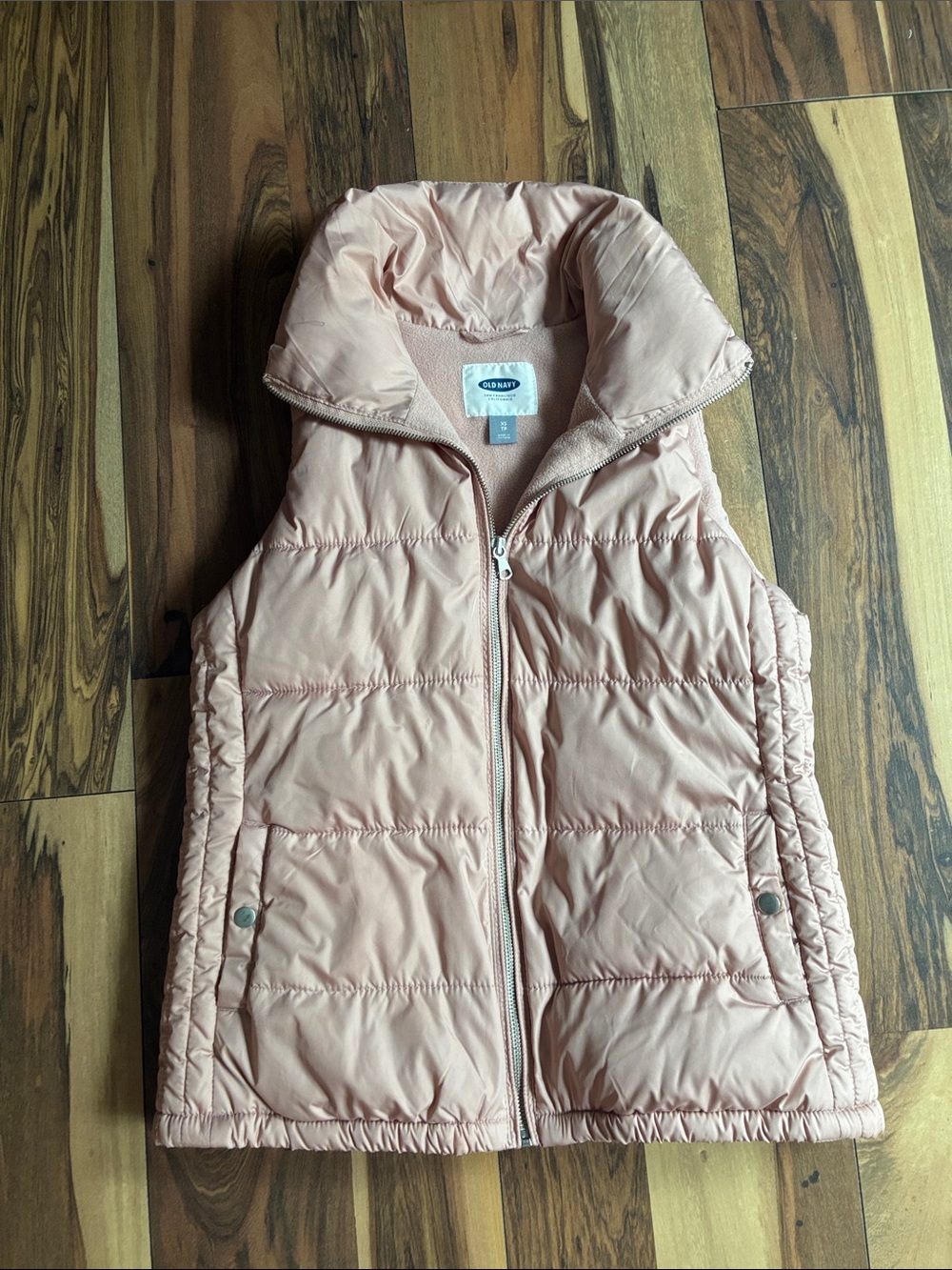Old Navy Blush Pink Quilted Puffer Vest